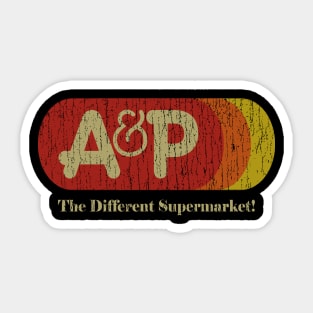 A&P_The Different Supermarket Sticker